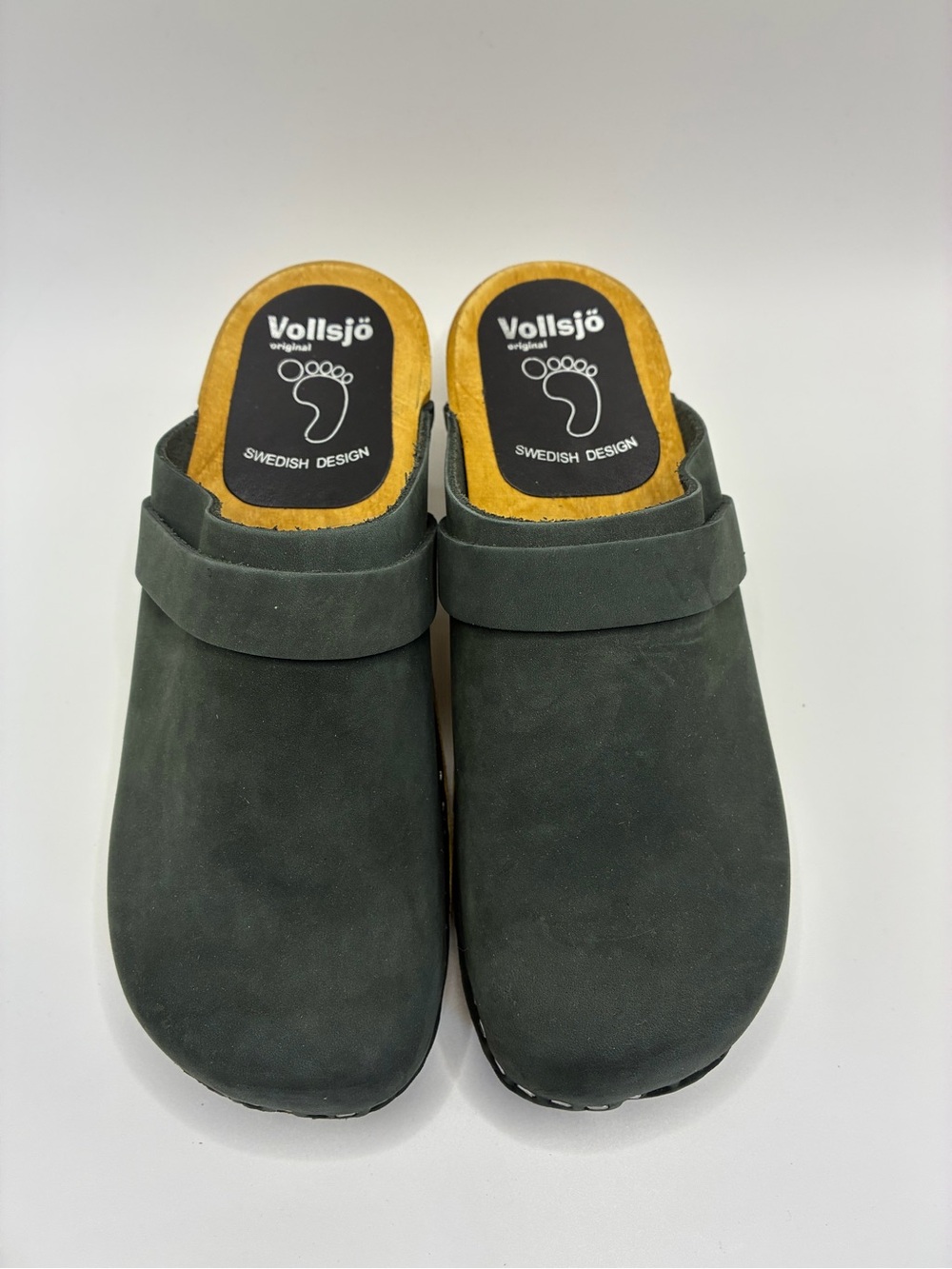 Vollsjo Swedish Slip-On Clog in Slate Blue EU 37 US 7 NIB - Picture 3 of 5